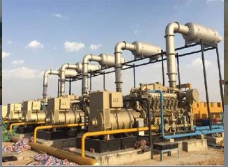 Jeni za Gesi Asilia za India 5×1000kW na Seti 4 za Compressor Seti Zinazoendeshwa na Gesi Eng